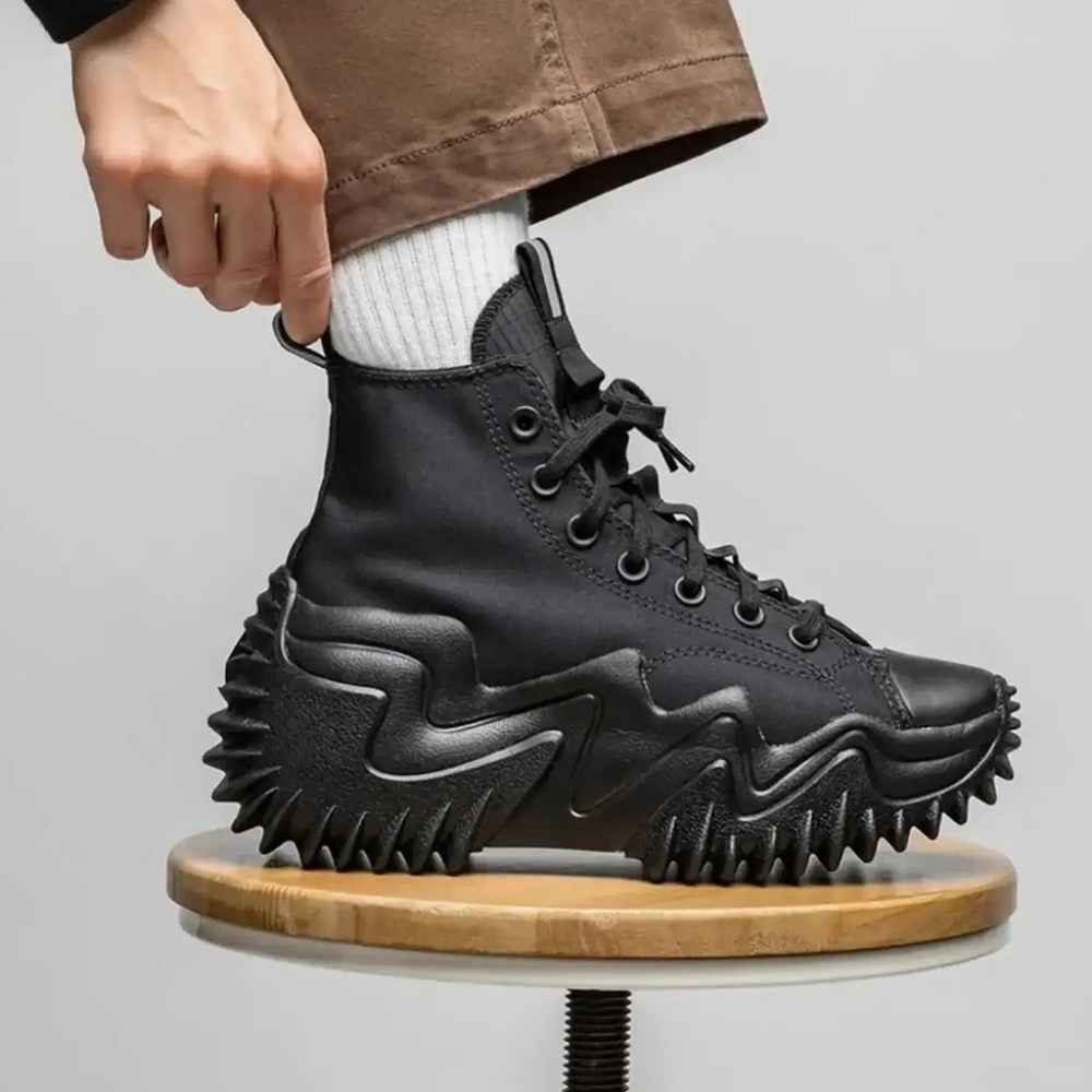 Converse Run Star Motion CX Workwear Platform Boots - Triple Black - Men's 10